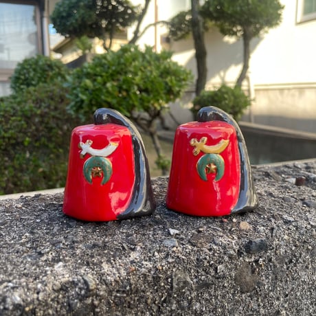 VINTAGE "FEZ HAT" SALT&PEPPER [J-235]