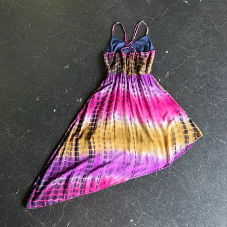 DYED ASYMMETRY CAMISOLE DRESS [S-4391]