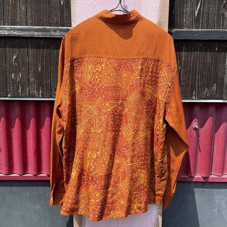 80’S PATTERN DESIGN SHIRT [S-5734]