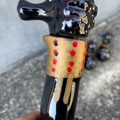 Vintage "POODLE" CRUET SET [J-219]