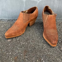 SUEDE WESTERN BOOTIE 23.5㎝ [S-4261]