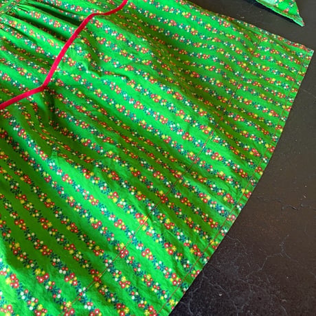 60-70’S FLOWER APRON [S-0348]
