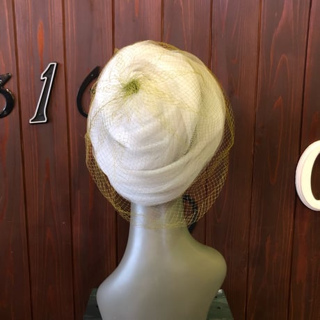 60'S TULLE DESIGN HAT [HP-1906]