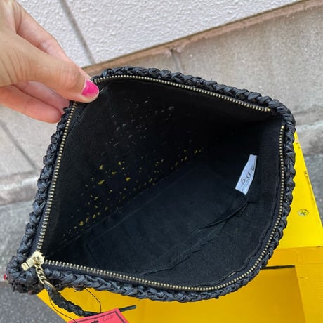 60’S BEADS×STRAW CROCHET BAG [S-6244]