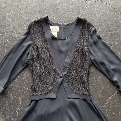 90’S  LAYERED LONG DRESS [S-2875]