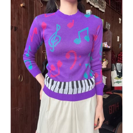 80’S MUSIC KNIT [S-0770]