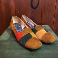 PATCHWORK DESIGN PUMPS 23.0cm [S-3239]