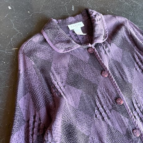 CHECK TENCEL JACKET [S-3067]