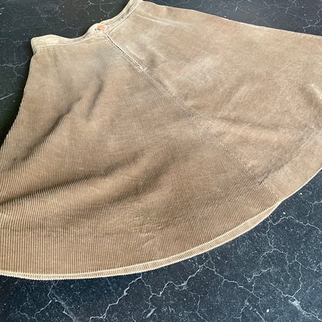 70’S CORDUROY FLARE SKIRT [S-1663]