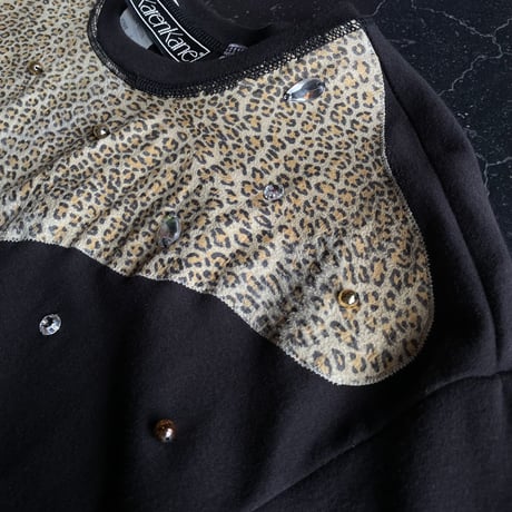 80’S LEOPARD PATCH DRESS [S-3582]
