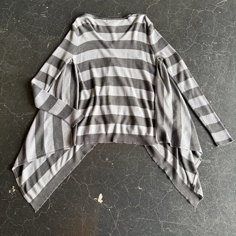 BORDER DESIGN COTTON KNIT [S-3539]
