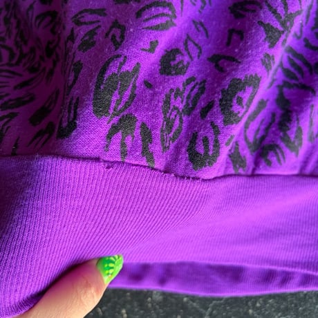 80’S FLOWER DECOLATION SWEAT [S-2152]