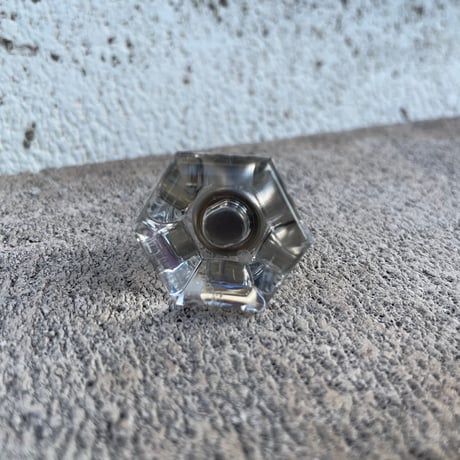 CLEAR HEXAGON DRAWER KNOB [J-115]