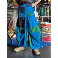 PATCHWORK INDIA COTTON LONG SKIRT [S-4394]