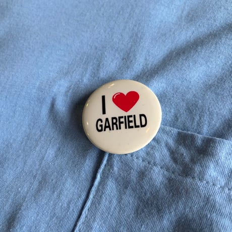 80’S ”I♡GARFIELD” BADGE [S-4371]