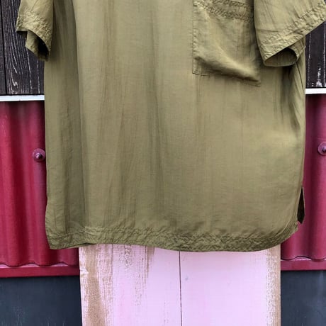 70'S SILK PULLOVER BLOUSE [HP-1761]