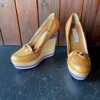 WEDGESOLE DESIGN LOAFER 23.5㎝ [S-4279]