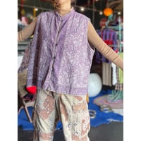 "ORVIS" PAISLEY COTTON VEST [S-0149]