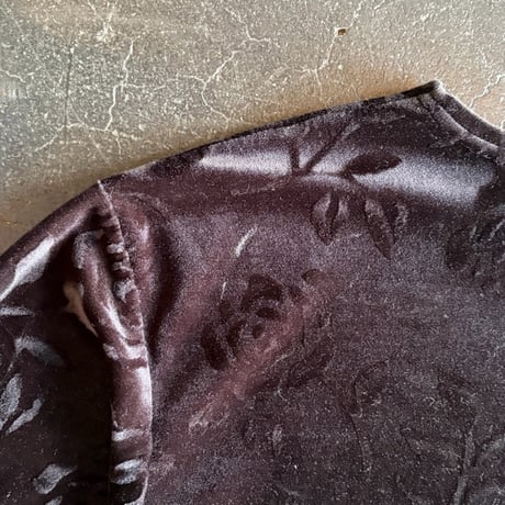 ROSE VELOUR TOPS [S-0722]