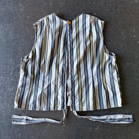 60’S STRIPE SMOCK APRON [S-4137]