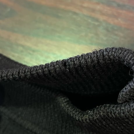 50’S "BALISE" BLACK WOOL MARINE KNIT [S-4009]