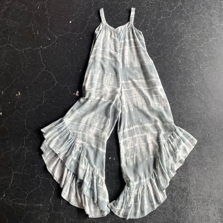 TIE DYE FRILL JUMP SUIT [S-3752]