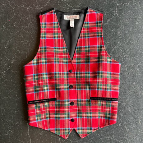 CHECK VEST [S-0841]