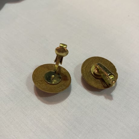 FLOWER WOOD EARRING [HP-1852]