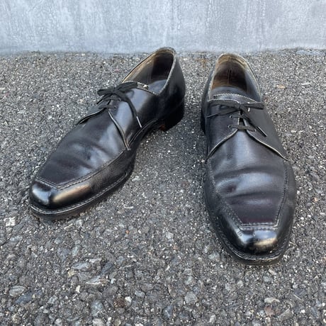 SQUARE TOE LEATHER SHOES 27.5cm [S-4318]