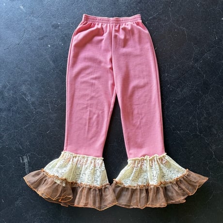 LACE × TULLE FRILL EASY PANTS [S-4035]