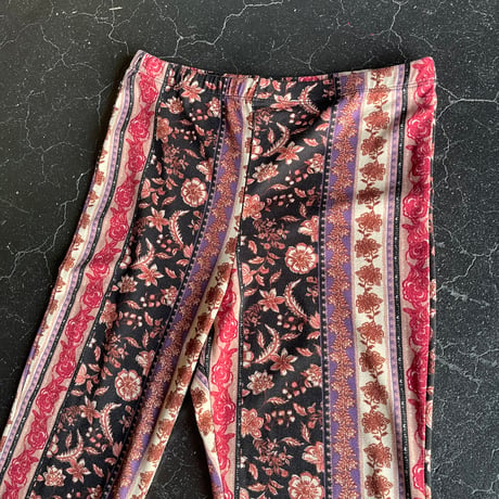 FLOWER FLARE PANTS [S-4131]