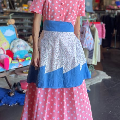 60'S FLOWER APRON [S-4102]