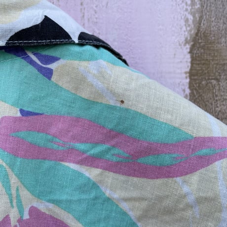 80’S COTTON HAWAIIAN SHIRT [S-2399]