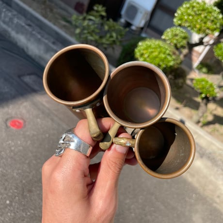 Vintage COPPER measuring cup[J-066]