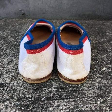 BORDER DESIGN FLAT SHOES 22.0cm [S-4397]