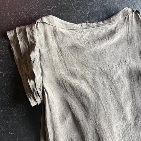OVERDYE SILK BLOUSE [S-3889]