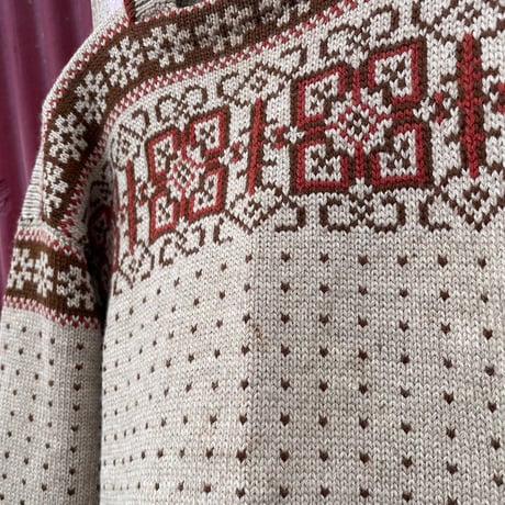 60-70’S NORDIC KNIT [S-0630]