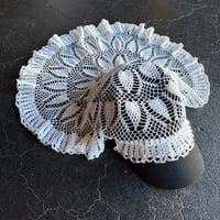 VINTAGE CROCHET LACE CAP [S-4135]