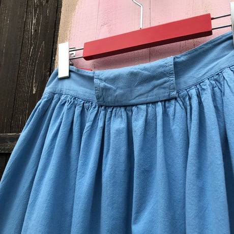 70’S FRONT BUTTON LONG SKIRT [S-3058]
