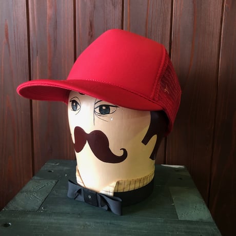 RED MESH CAP [S-0509]
