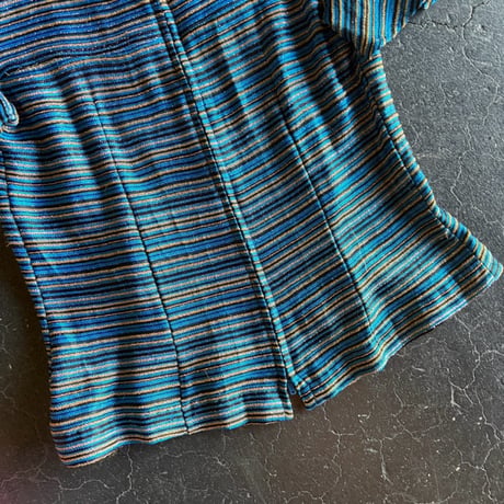 60'S METALLIC BORDER TOPS [S-0762]