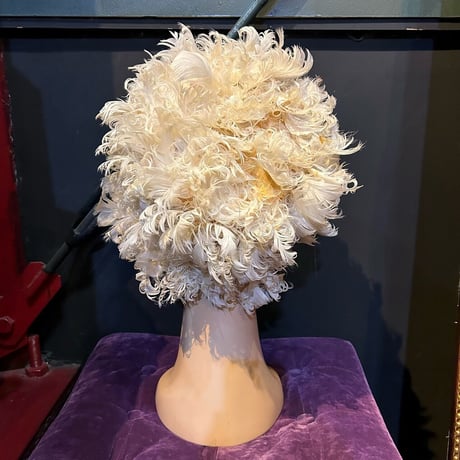 60’S FEATHER DRESS HAT [S-4360]