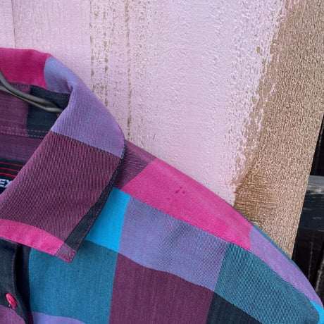 80’S BLOCK CHECK SHIRT [S-7606]