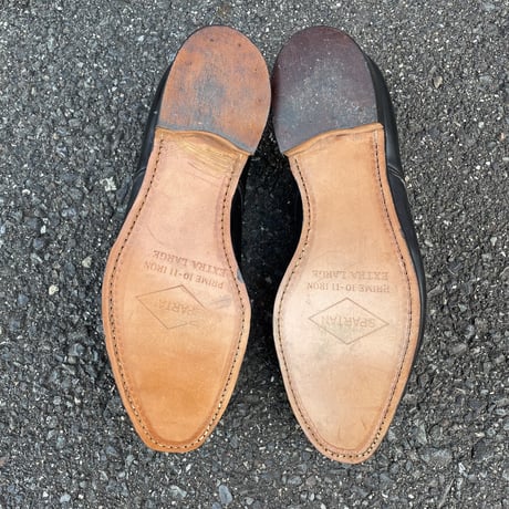 SQUARE TOE LEATHER SHOES 27.5cm [S-4318]