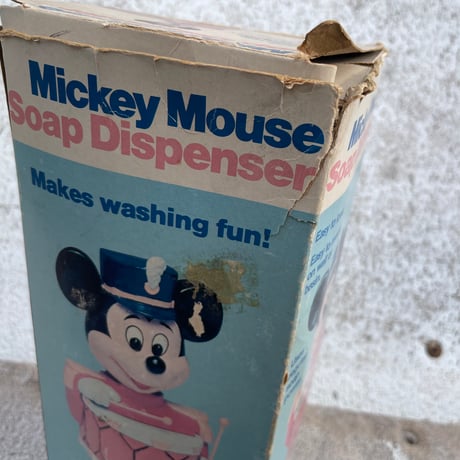 70's MICKEY MOUSE SOAP DISPENSER [J-144]