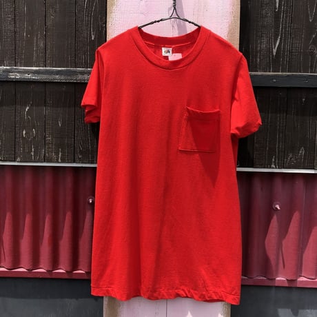 80’S BACK PRINT POCKET TEE [S-0113]