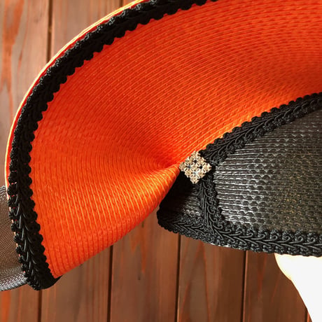 80'S BI-COLOR DESIGN DRESS HAT [HP-0200]