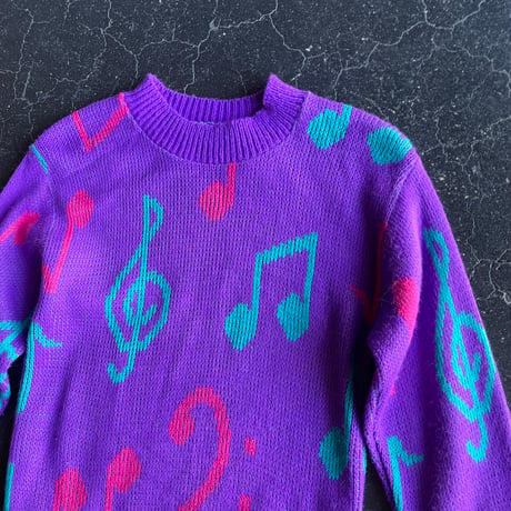 80’S MUSIC KNIT [S-0770]