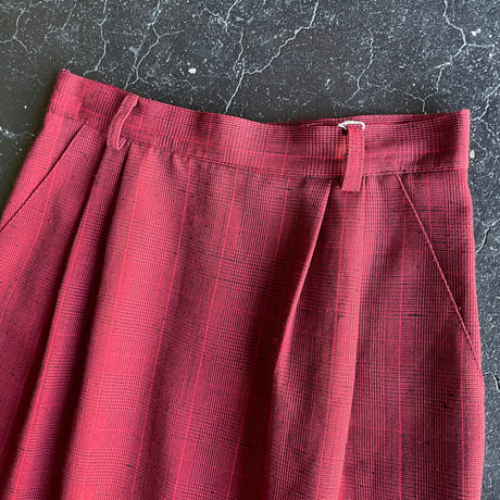 80‘S CHECK SKIRT [S-2633]
