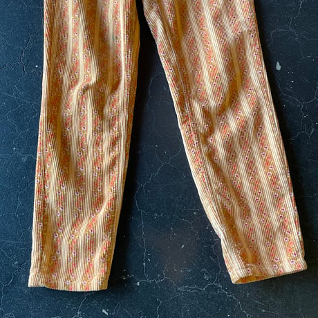 FLOWER CORDUROY PANTS [S-1111]